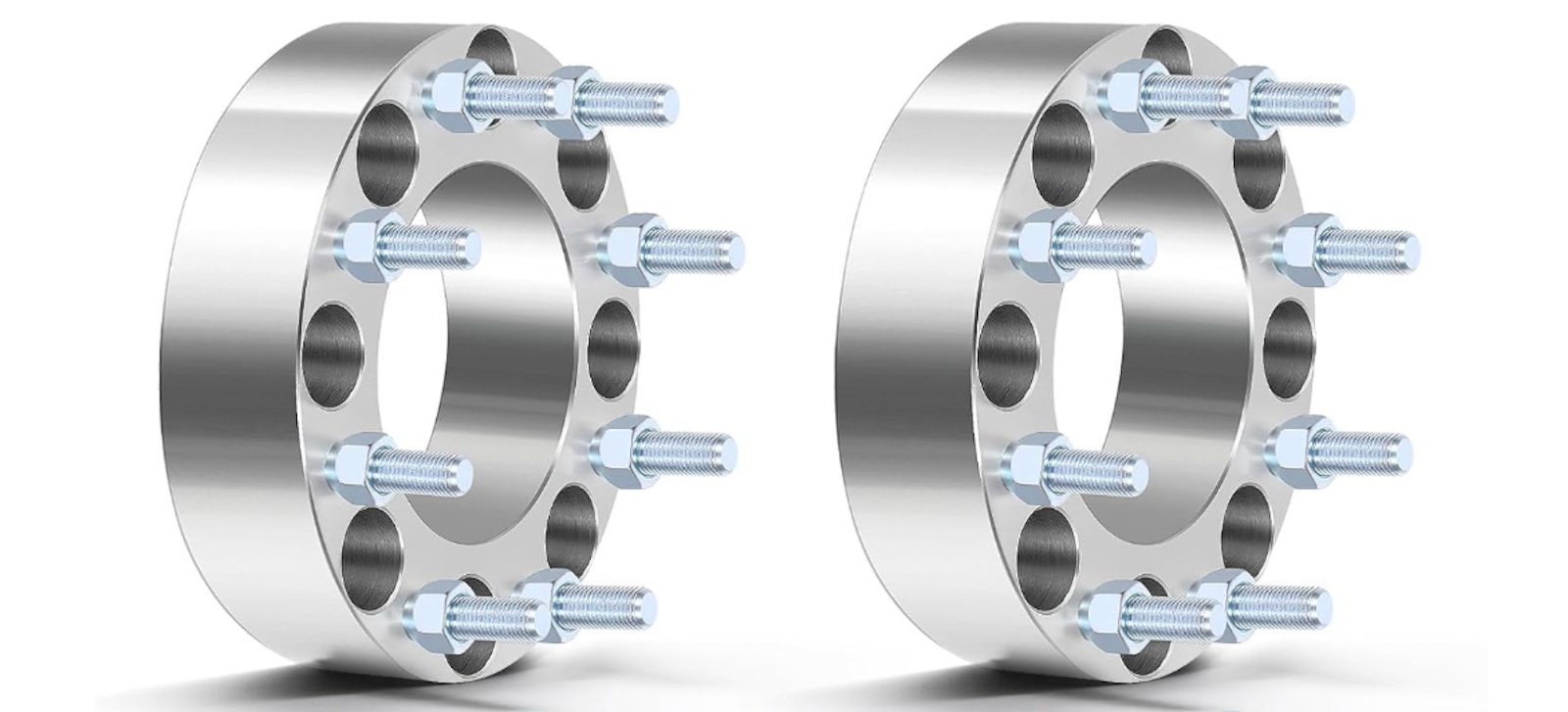 8x6.5 or 8X165.1 Wheel Spacers 2" Inch CHEVY GMC RAM 2500 3500 Hummer 14x1.5