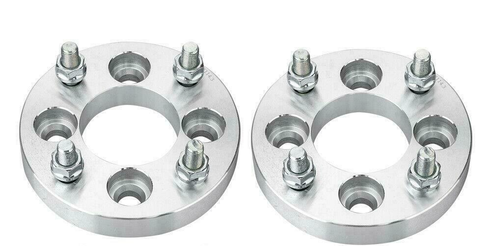 4x100 to 4x100 Wheel Spacers 1" Inch | 25mm 12x1.5 Fits Acura Honda Kia Mazda 2x
