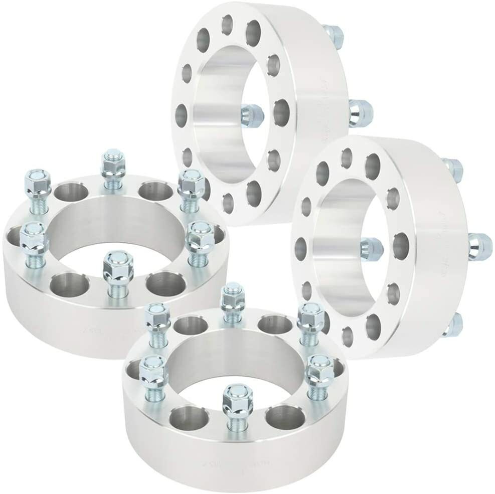 6x5.5 to 6x135 Wheel Spacers Adapters 1.5 inch Fit Ford Rims on Chevy GMC 14x1.5