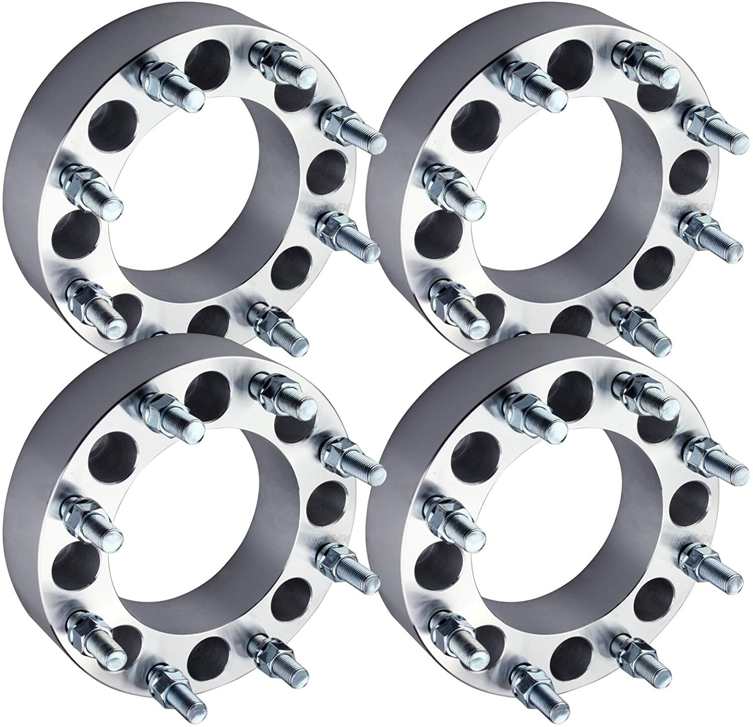8x170 To 8x6.5 Wheel Adapters 2" Fit 8x165.1 Wheels On Ford F-250 F-350 14x1.5