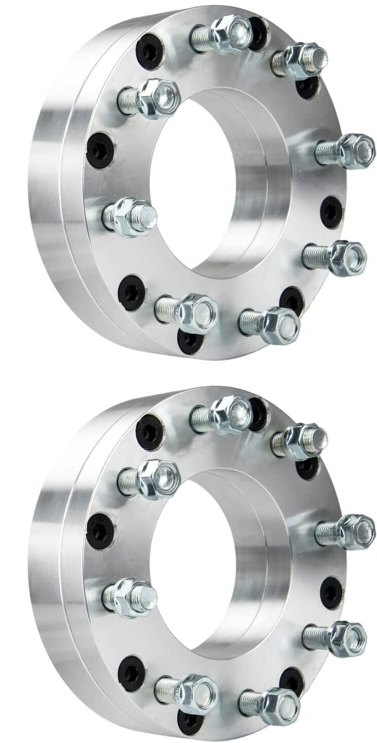 6x5.5 to 8x180 Wheel Adapters 2" Inch Fit Chevy GMC 2500 3500 Wheels on 1500