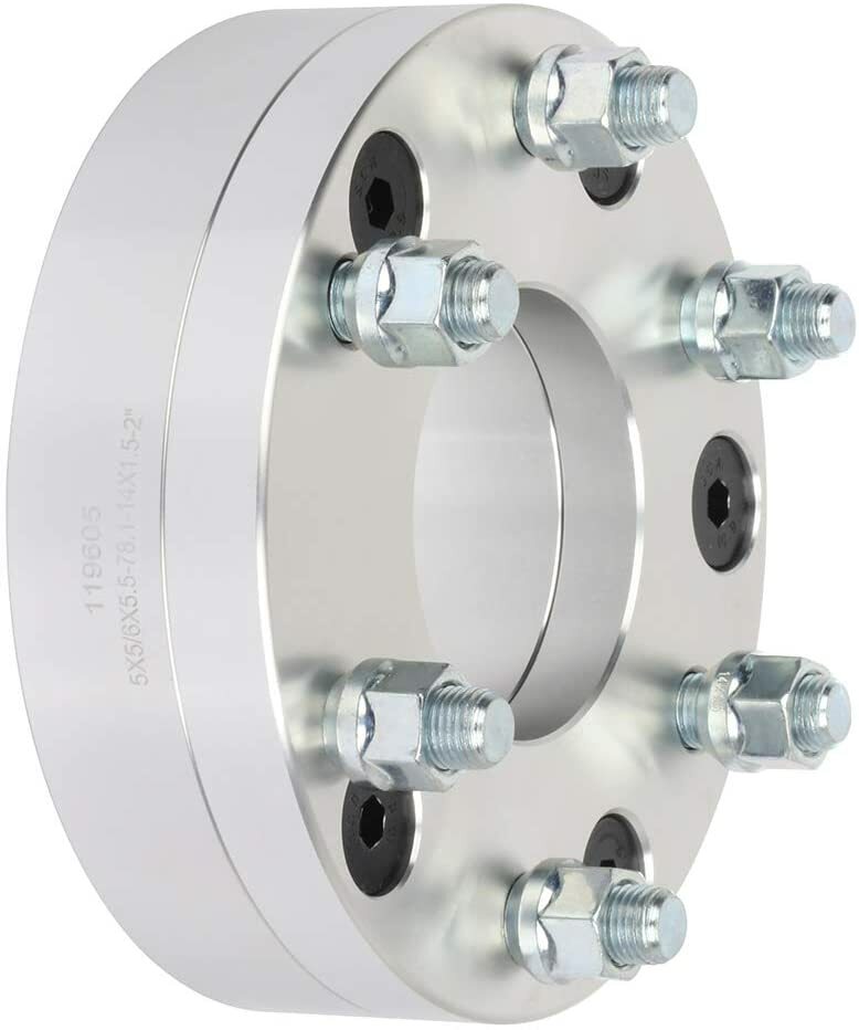 5x135 to 6x135 Wheel Adapter 2" Inch Put 6x135 Wheels On 5x135 F-150 14x2 1x