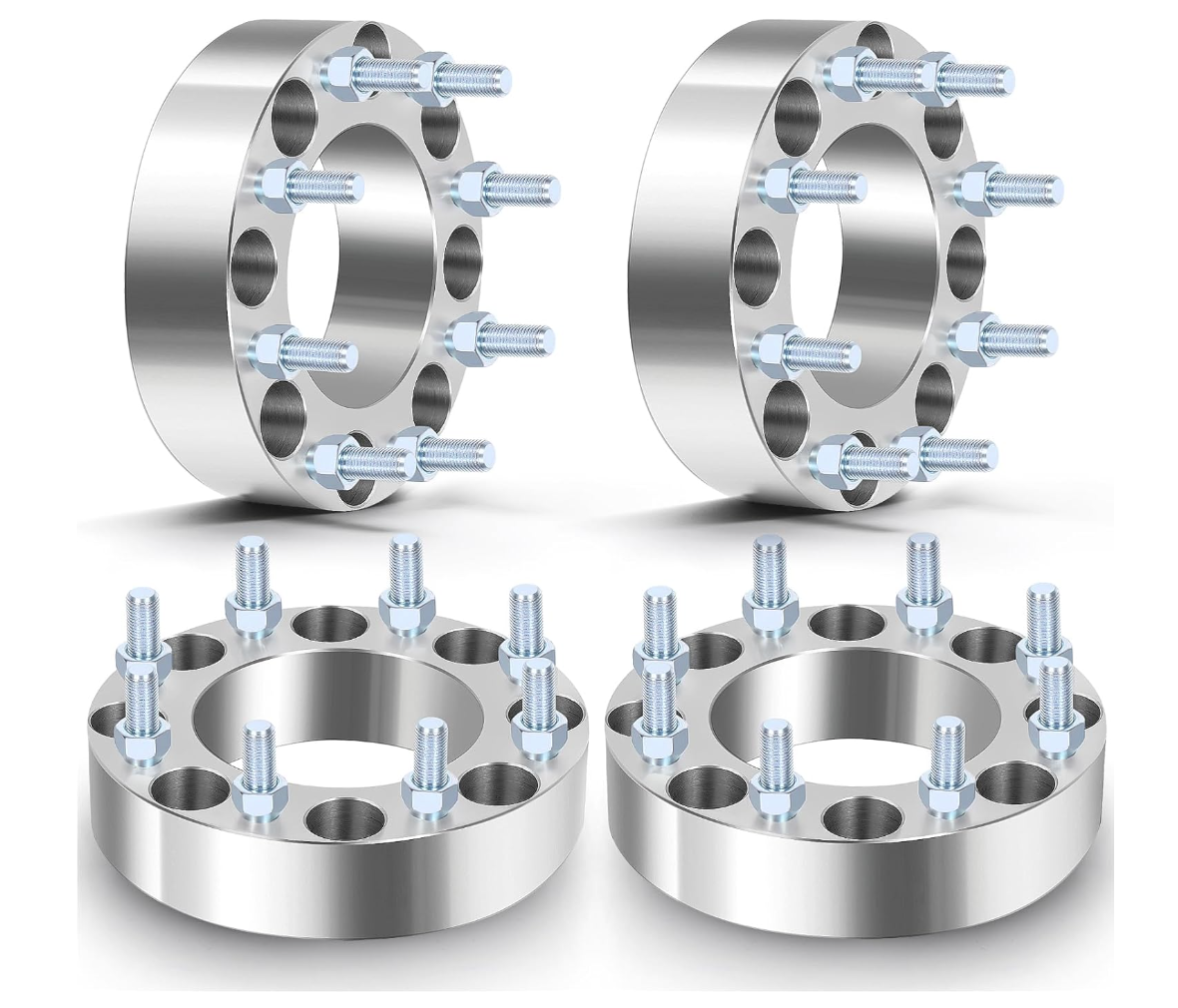 8x6.5 Wheel Spacers 2" Inch 50mm CHEVY GMC RAM 2500 3500 H2 Hummer EV 14x1.5