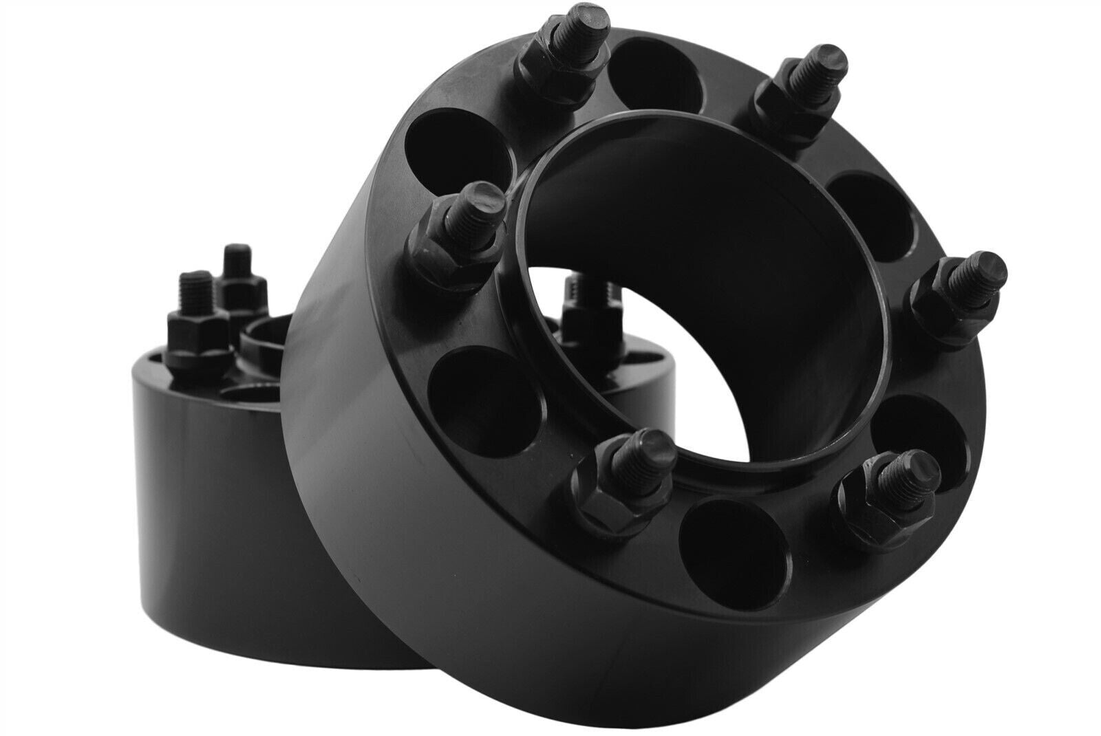 2  6x5.5 Hub Centric Wheel Spacers 2.5" Fits Chevy Silverado Sierra GMC 78.1cb