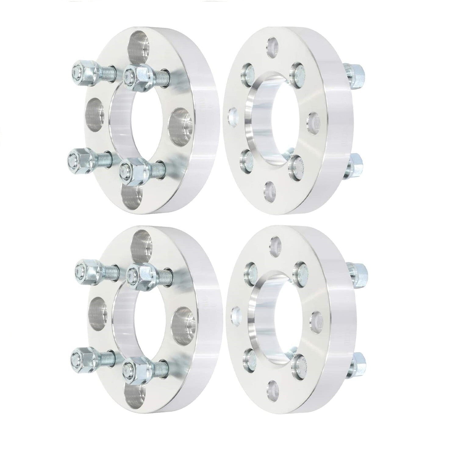 4x4.25 to 4x100 Wheel Adapter Spacers 25mm Fit 4x100 Wheels On 4x108 Cars 12x1.5