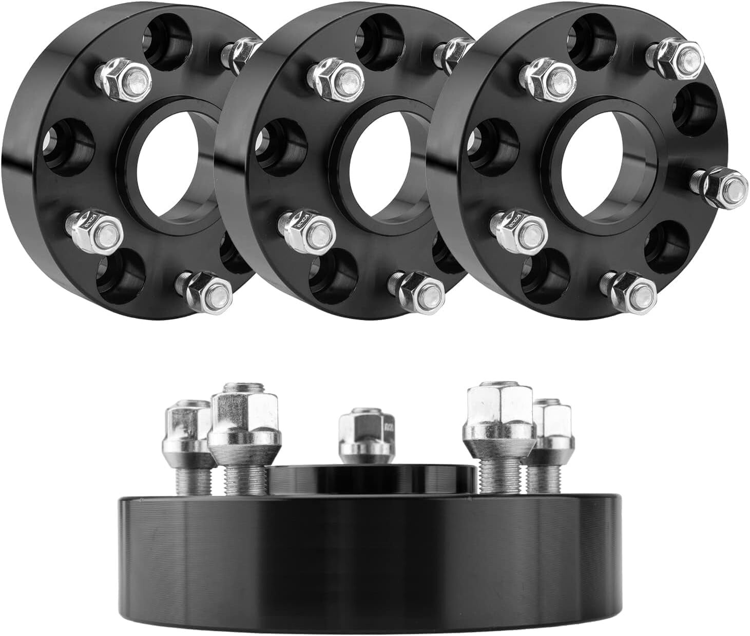 5x5 to 5x5 Hub Centric Wheel Spacers 1.5" Inch 5x127 Fits Chevy GMC 14x1.5 4x