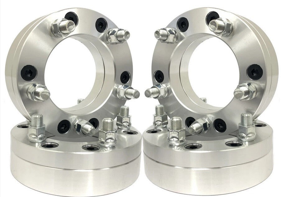 4x 6x5.5 to 5x5.5 Wheel Adapters 2 Inch Fit 5 Lug Wheels On 6 Lug Trucks 14x1.5