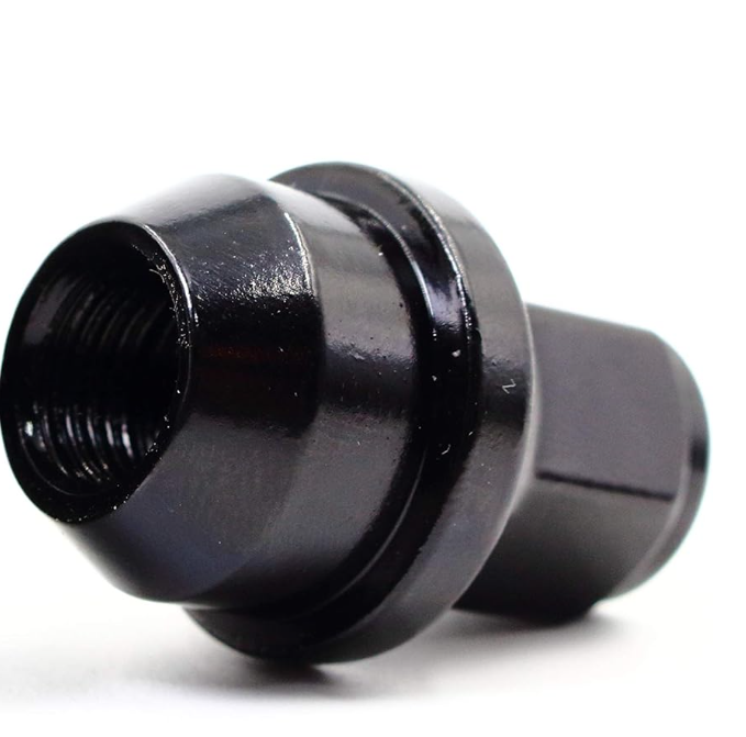 Fits Ford F-150 2015-2024 OEM Replacement Solid Black Lug Nuts 14x1.5 | 1 Piece