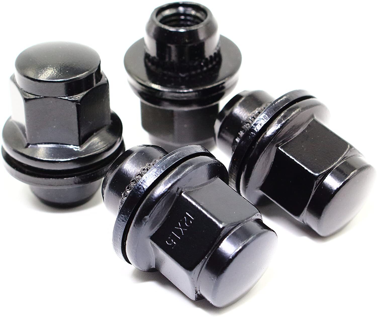 Black Mag Lug Nuts 12x1.25 Fits Nissan 350z 370z GTR Altima Maxima OE Wheels 5x