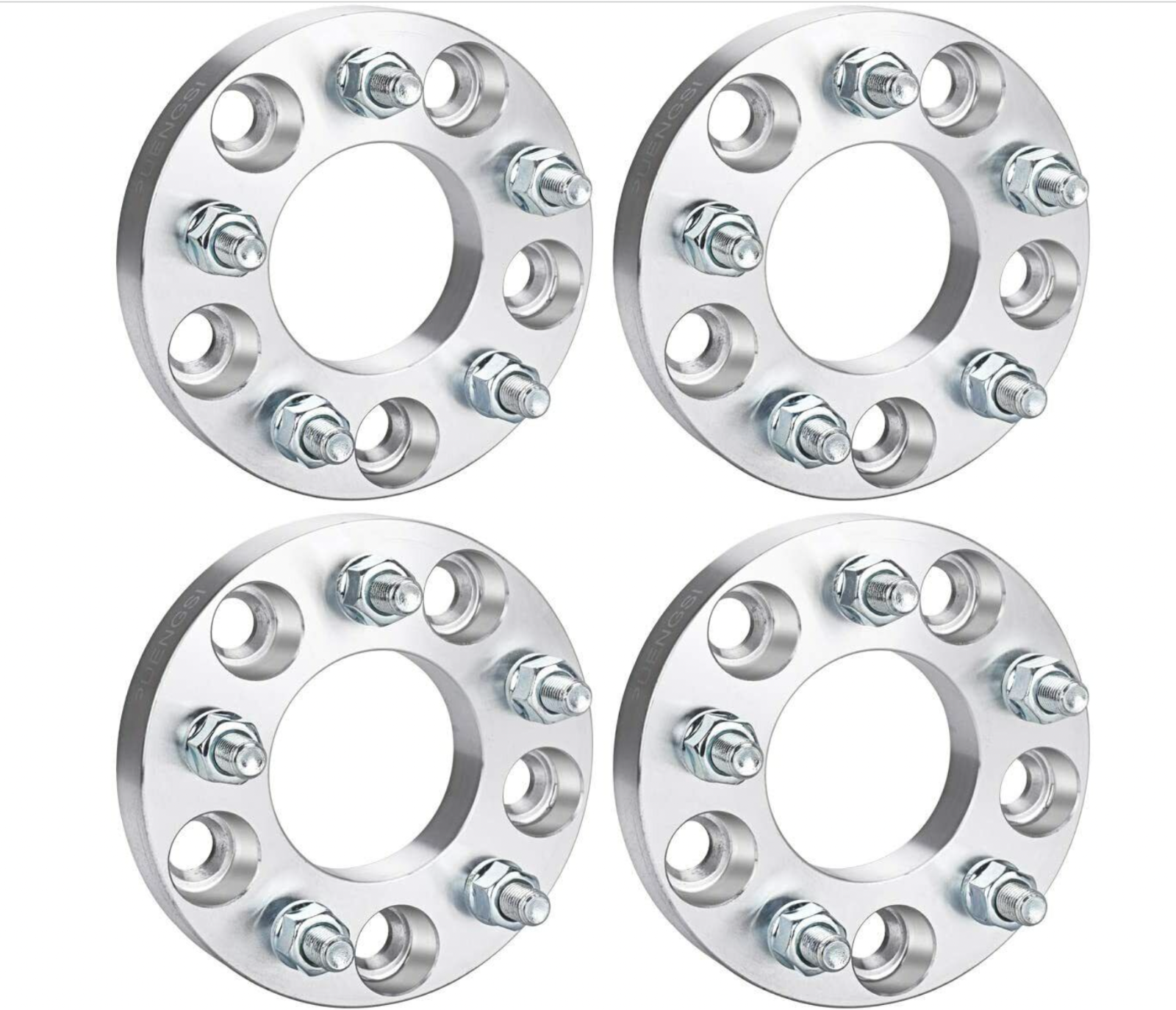 5x4.5 to 5x5 Wheel Adapters 1.25" Inch Fit Wrangler JK JL Wheels On TJ YJ 1/2x20