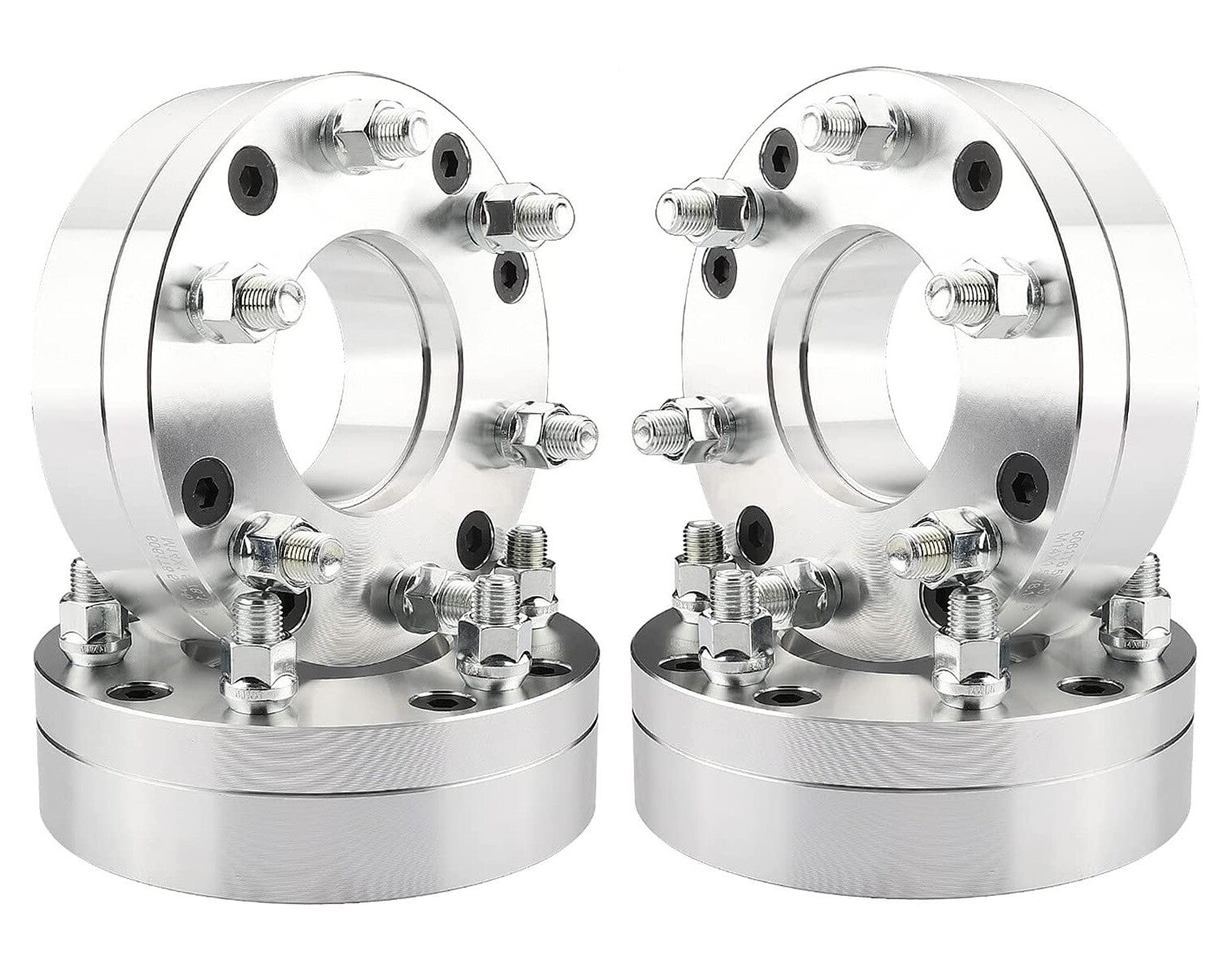 5x135 to 6x135 Wheel Adapters 2" Inch Fit 6 Lug Wheels On 5 Lug F-150 12x1.5 4x