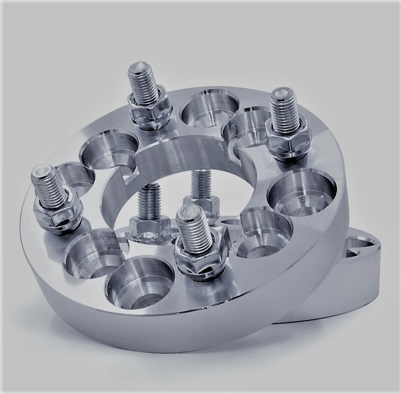 4x4.25 to 4x4.5 Wheel Adapters 1" 25mm Fit 4x114.3 Rims On 4x108 Car 12x1.5