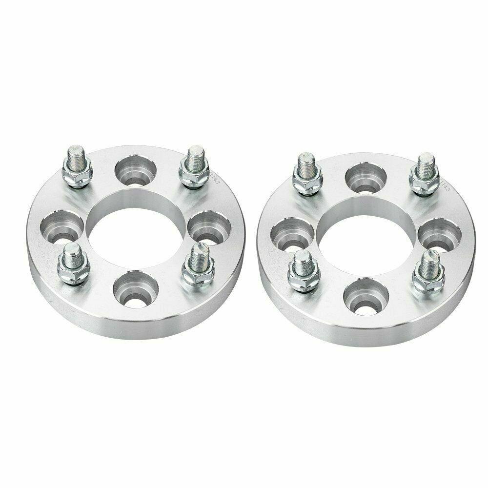 4x100 To 4x4.5 Wheel Adapters 1" Inch Put 4x114.3 Wheels On 4x100 Car 12x1.5 2x
