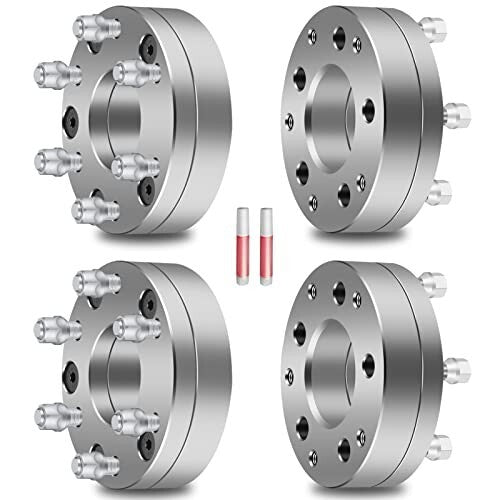 5x5.5 to 6x5.5 Wheel Adapters 2" Inch 5x139.7 to 6x139.7 Grade 12.9 Studs 1/2x20