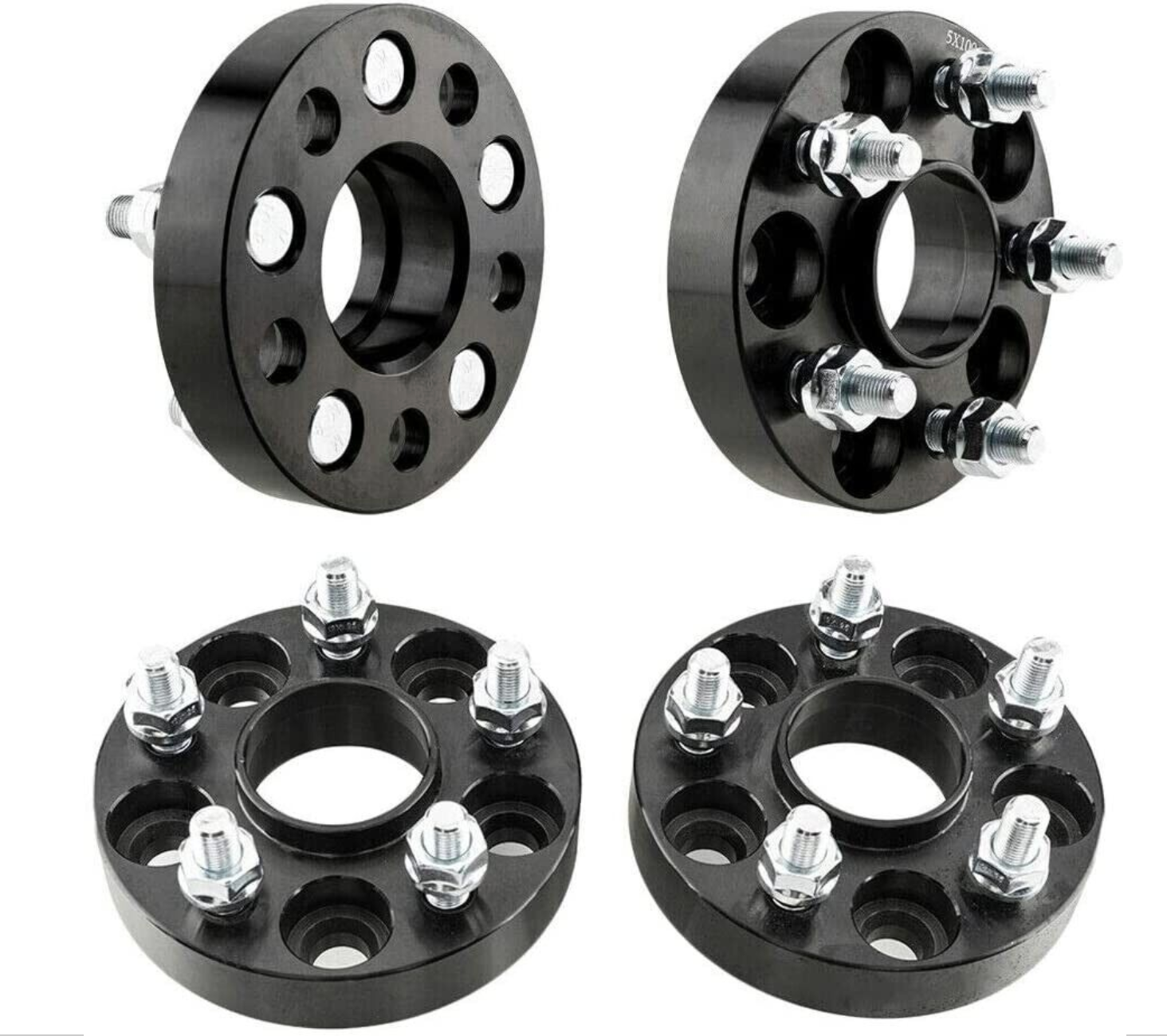 5x4.5 to 5x4.5 Hub Centric Wheel Spacers 20mm Ford Explorer Mustang 1/2x20 4x