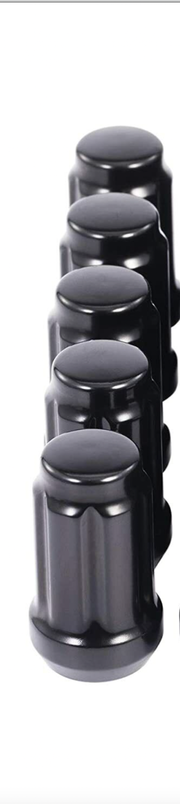 Black Spline Lug Nuts 12x1.25 Fits Subaru Impreza WRX STI BRZ Set of 5 Pcs No Ke