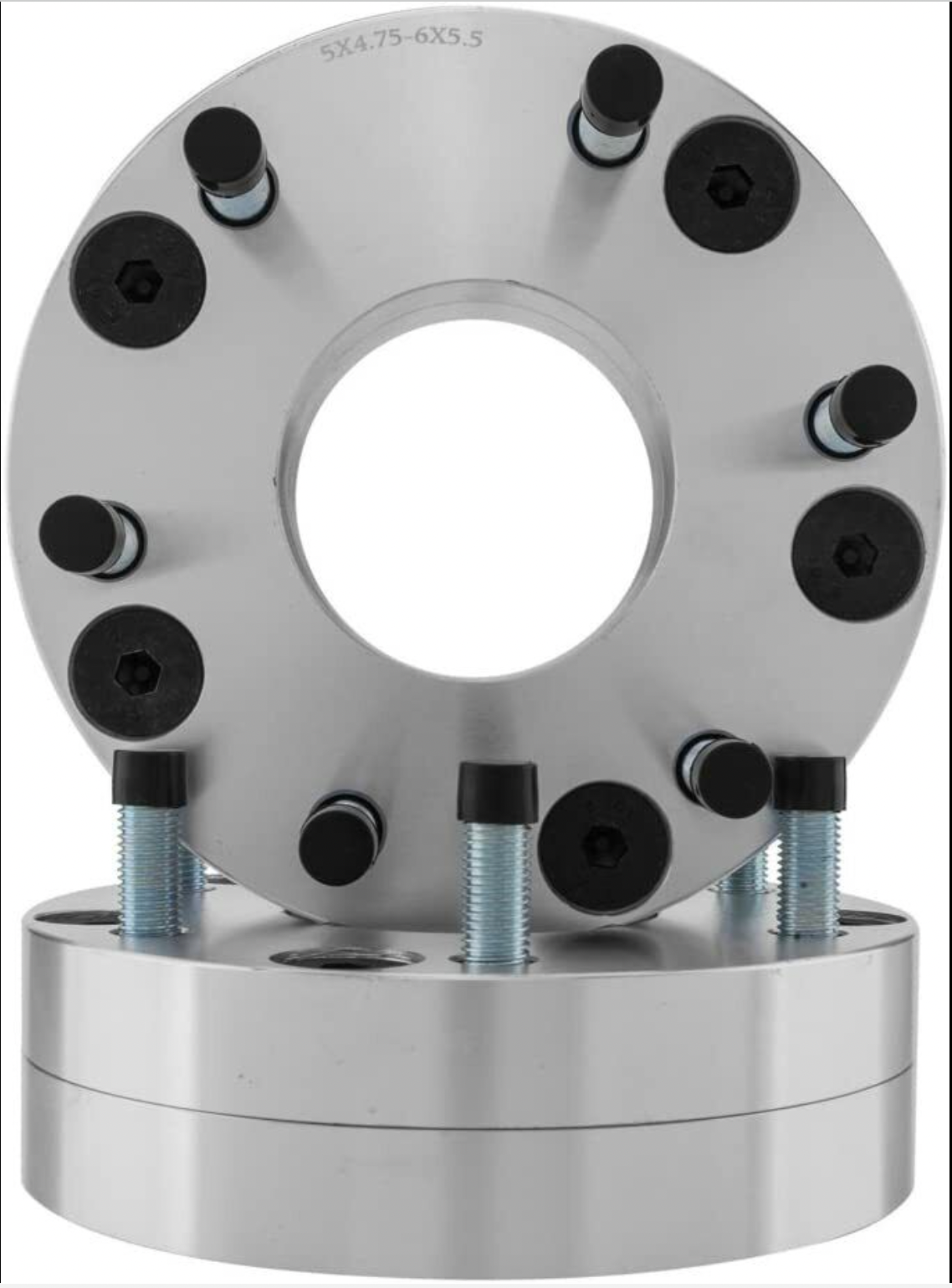 2x 5x5.5 to 6x5.5 Wheel Adapters 2" Inch Put Chevy GMC 1500 Wheels On RAM 1/2x20