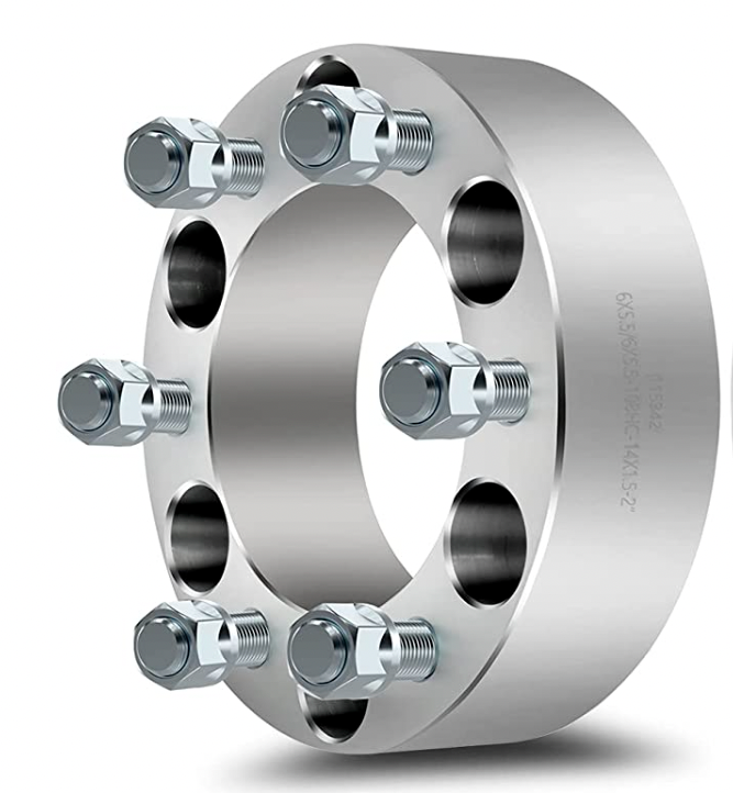6x135 to 6x5.5 Wheel Adapters 2 Inch 14x1.5 Put 6x139.7 Wheels on Ford F-150 1x
