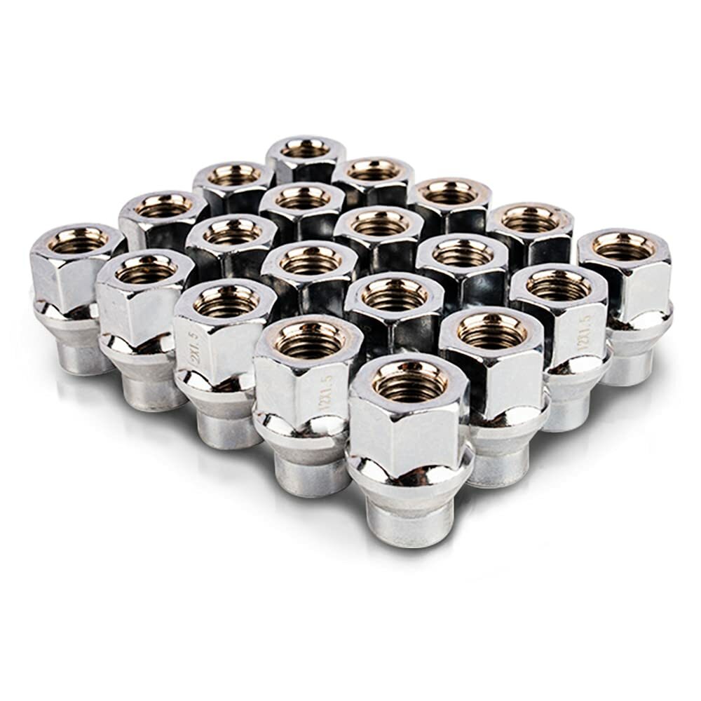 20x Open End Extended Thread Lug Nuts 7/16-20 Fits Pontiac Firebird GTO Grand Am
