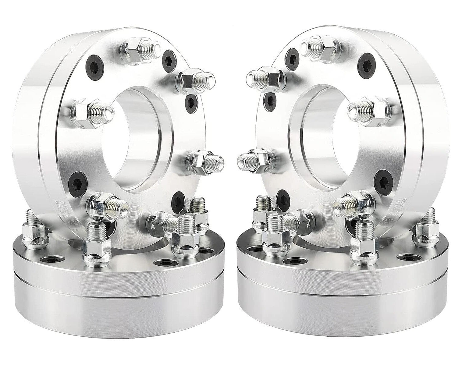 5x5 to 6x5.5 Wheel Adapters 2" Inch Put 6x139.7 Wheels On 5x127 Chevy GMC 14x1.5