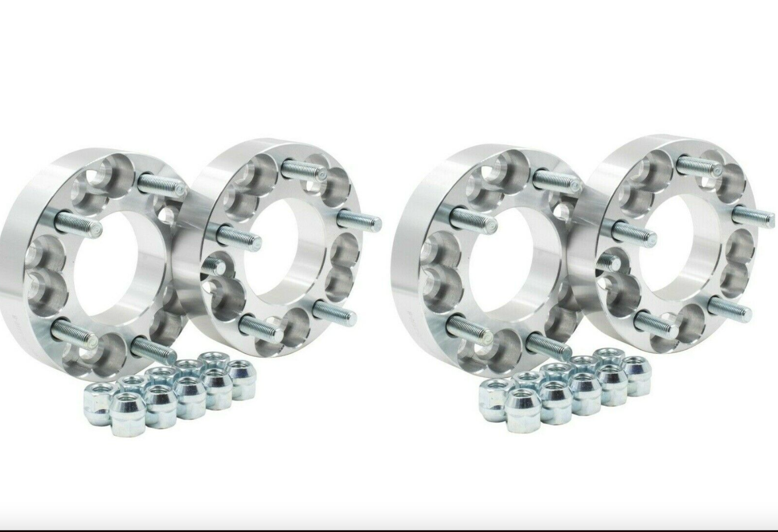 5x5 or 5x5.5 to 5x5 Wheel Spacers Adapters 1.5" Inch Fits Chevy Jeep GMC 1/2x20