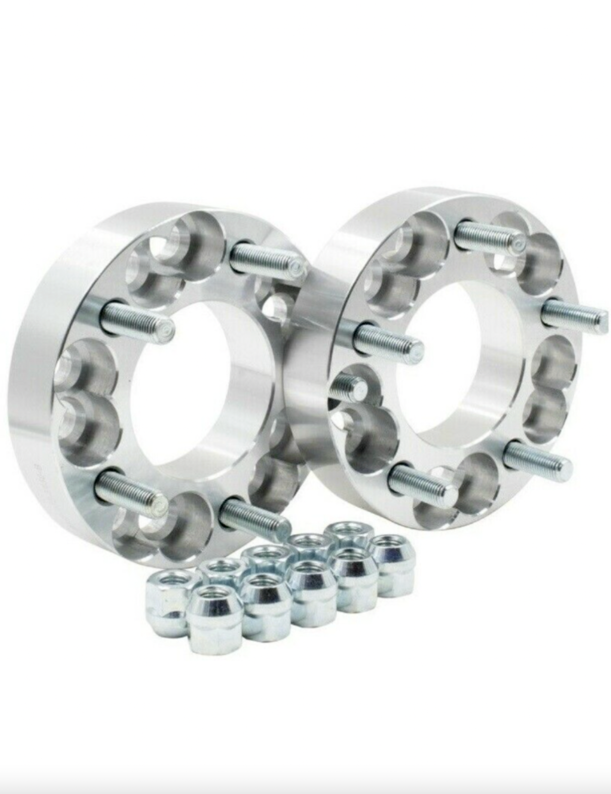 5x5 to 5x4.5 Wheel Adapters 1.5" Put Jeep Wrangler TJ YJ Rims On JK 1/2x20 2x
