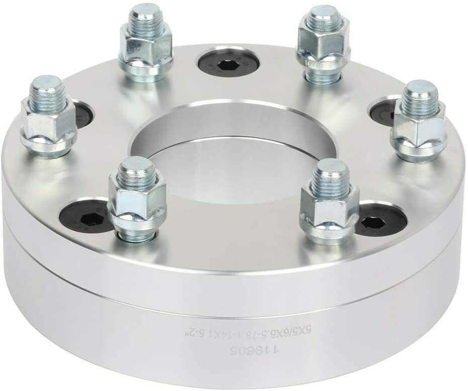 5x4.5 To 6x135 Wheel Adapters 2" Fit Ford F-150 Wheels on 5x114.3 Cars 14x2 1x