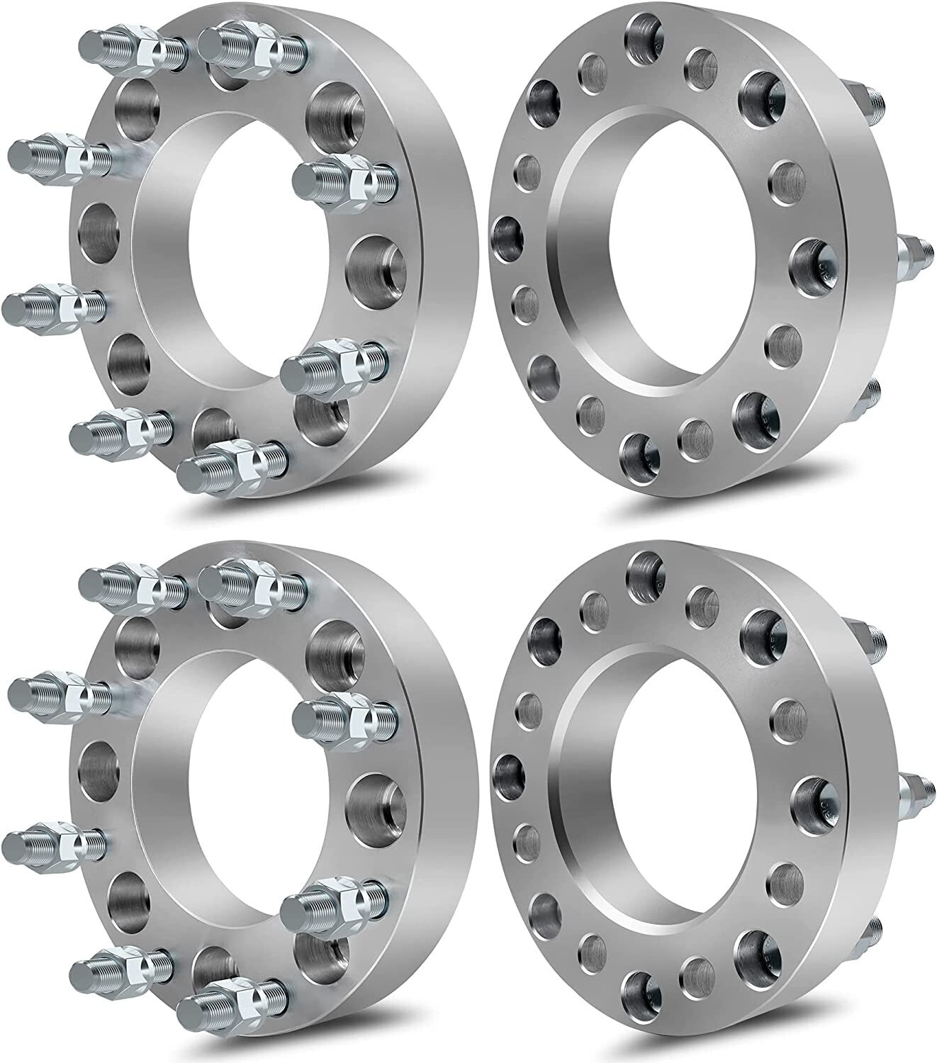 8x6.5 to 8x180 Wheel Adapter Spacers 1.5 Inch Fits GMC Chevy 2500 3500 HD 14x1.5