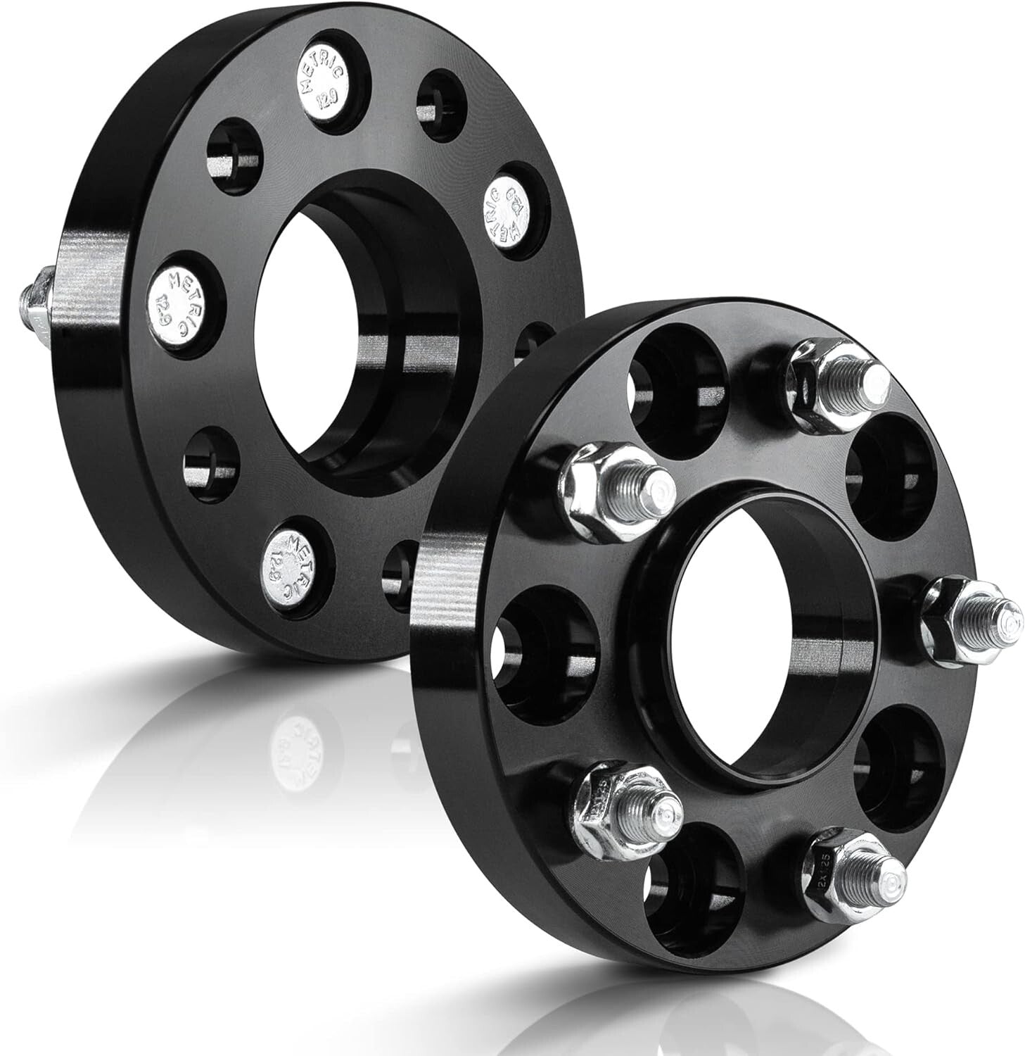 5x105 Hub Centric Wheel Spacers 5x105 To 5x105 1" Inch 12x1.5 Fits Chevy Cruz 2x