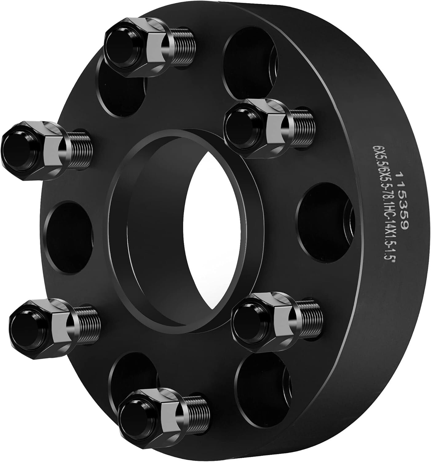 6x5.5 Hub Centric Wheel Spacer 1.5" Chevy Silverado GMC Sierra 1500 78.1cb 1x
