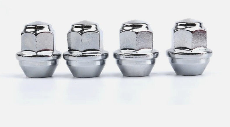 5 OEM Chrome Factory Style Lug Nuts Fits Ford Lincoln 12x1.5 Fusion Focus Escape