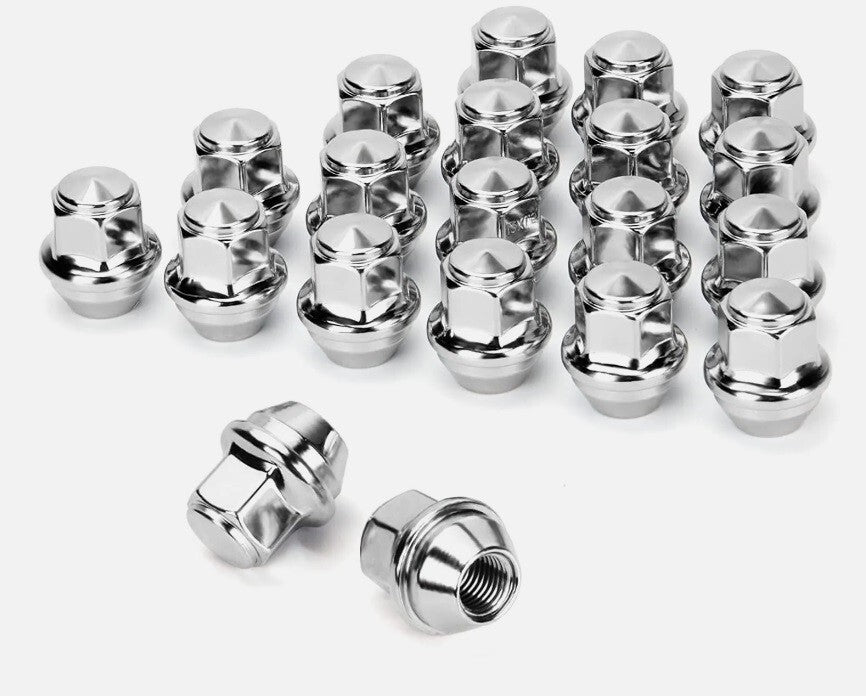 20 OEM Factory Lug Nuts Chrome Fits Ford Lincoln 12x1.5 Fusion Focus Escape MKZ