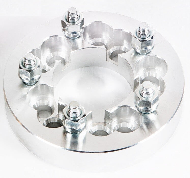 5x135 or 5x5 to 5x135 Wheel Spacers Adapters 1.5" inch 12x1.5 Dual Drilled