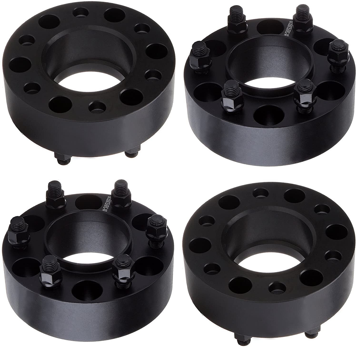 6x5.5 to 6x5.5 Hub Centric Wheel Spacers 2" Inch 14x1.5 Fit Newer RAM 1500 2019+