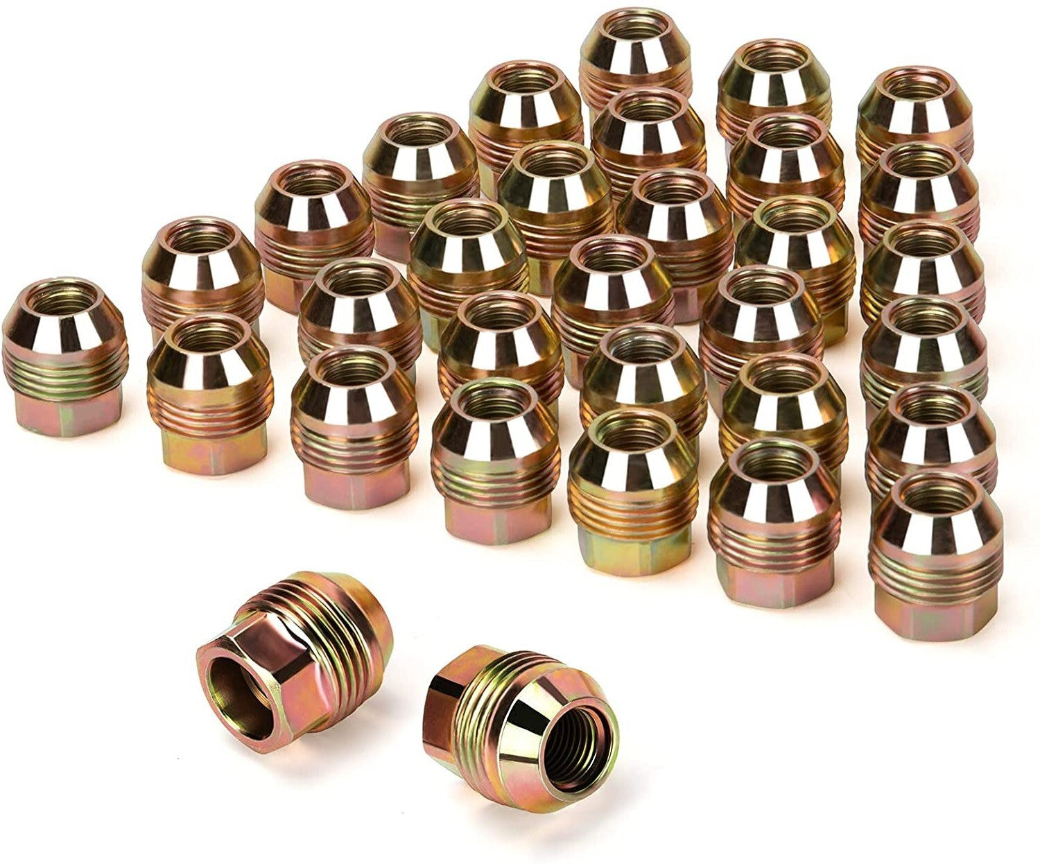 32 Dual Thread GM Factory Style Lug Nuts 14x1.5 GMC Sierra 2500 3500 HD Trucks