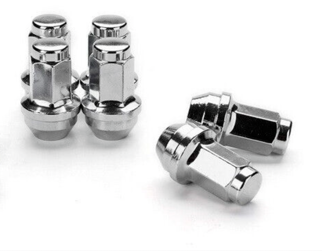 6x Chrome OEM Factory Style 14x1.5 Lug Nuts Fits 2015-2024 Ford F-150 Expedition