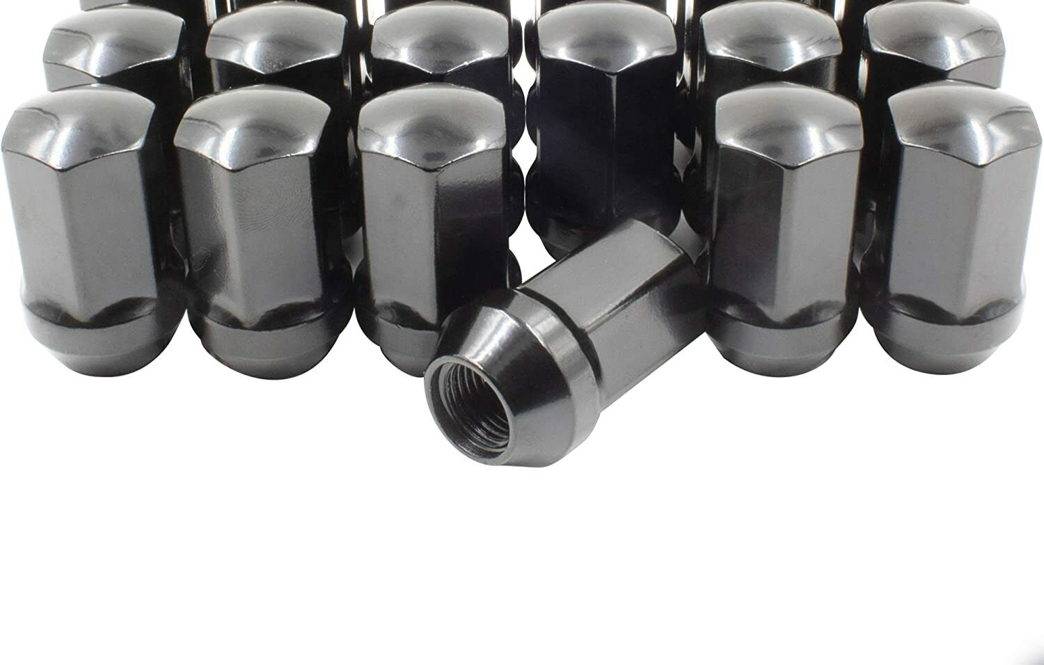 16x Black OEM Factory Lug Nuts Fits 2013 & Newer Ram 2500 3500 HD Trucks 14x1.5
