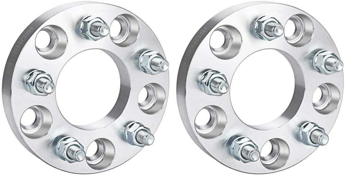 5x4.5 To 5x100 Wheel Spacers Adapters 1" inch 25mm 12x1.5 Fits Honda Toyota 2x