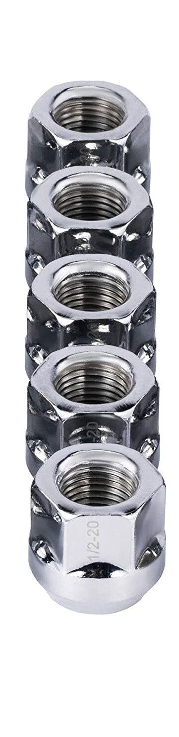 5 Open End Lug Nuts .84" Inch 12x1.5 For Honda Toyota Acura Lexus JDM 3/4 Hex