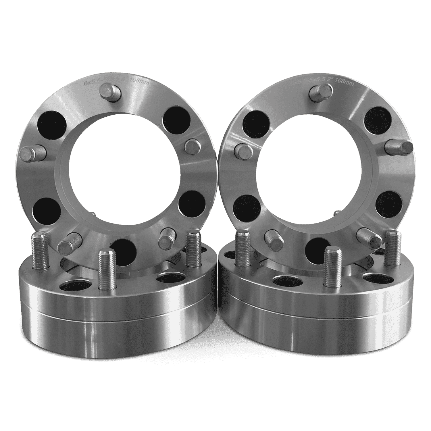 4x4.5 To 5x4.5 Wheel Adapters 2" Inch 50mm AKA 4x114.3 to 5x114.3 JDM 12x1.5