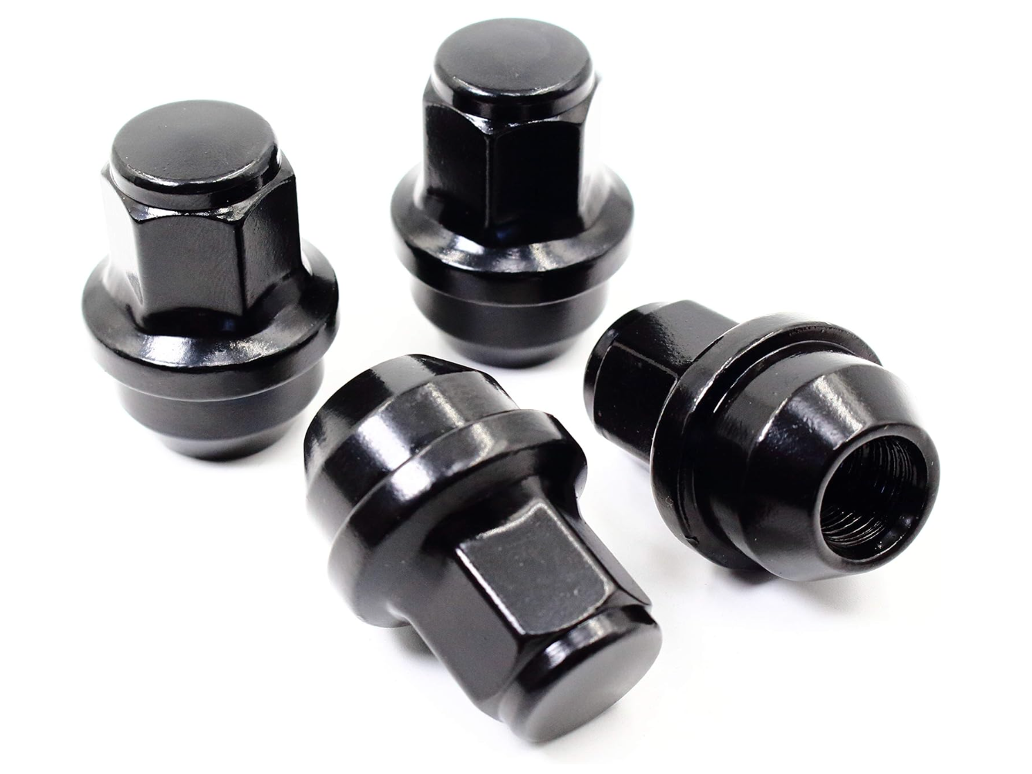 6 Black OEM Factory Style 14x1.5 Lug Nuts Fits 2015-2024 Ford F-150 Expedition
