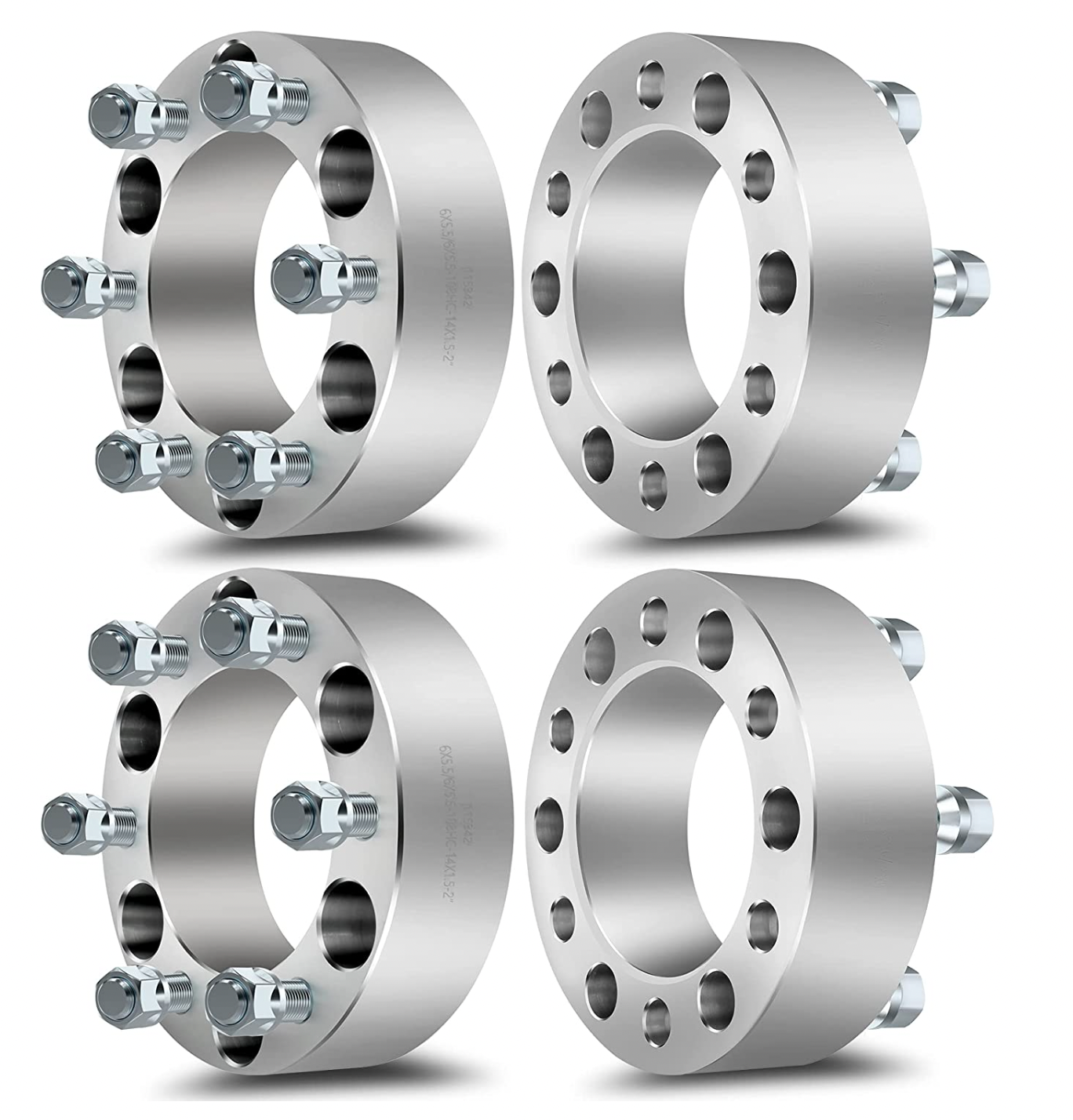 6x135 to 6x5.5 Wheel Adapters 2 Inch 14x1.5 Put 6x139.7 Wheels on Ford F-150 4x