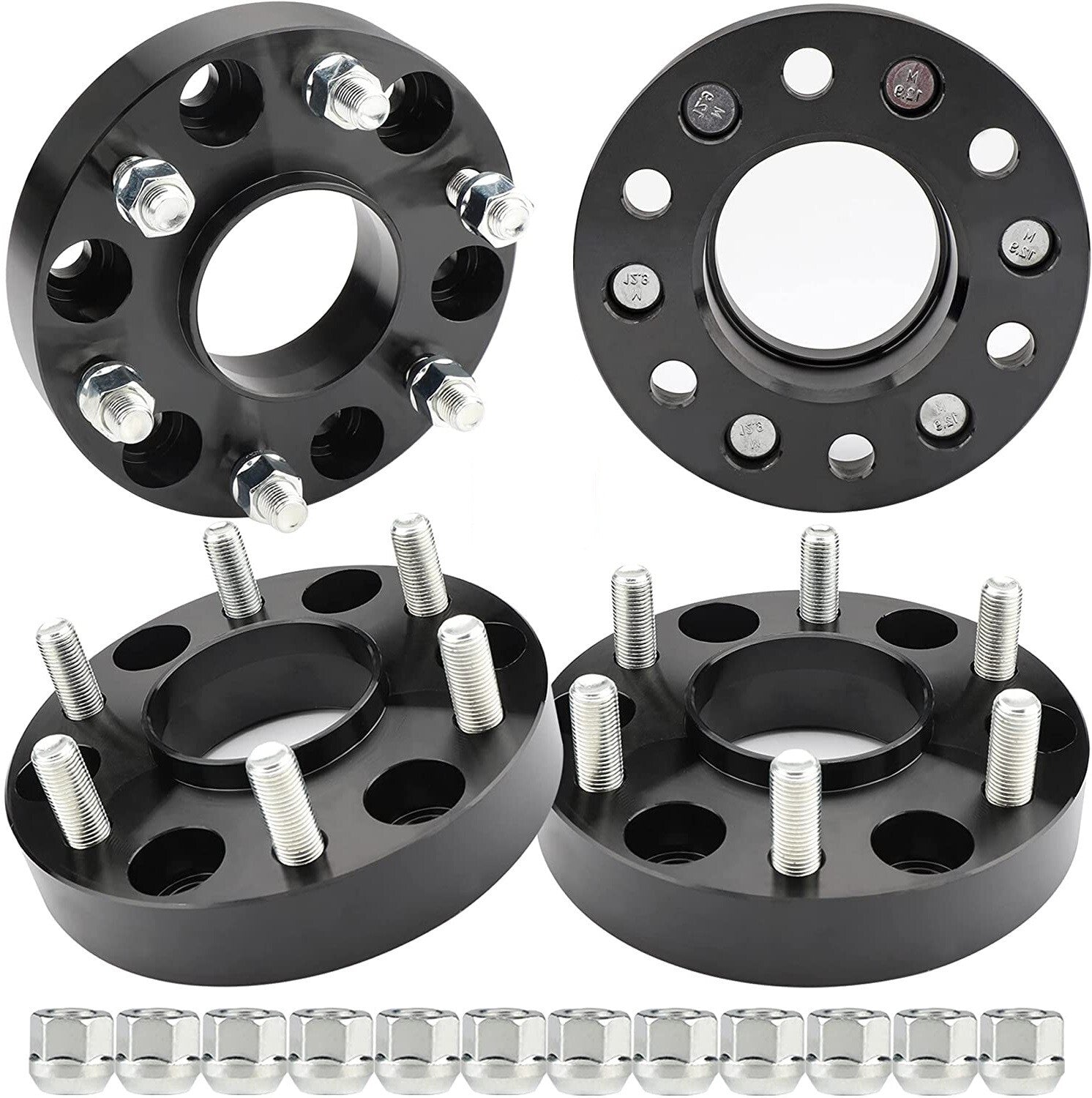 6x5.5 Hub Centric Wheel Spacers 1.5" Inch 14x1.5 Fits Newer RAM 1500 77.8mm 4x