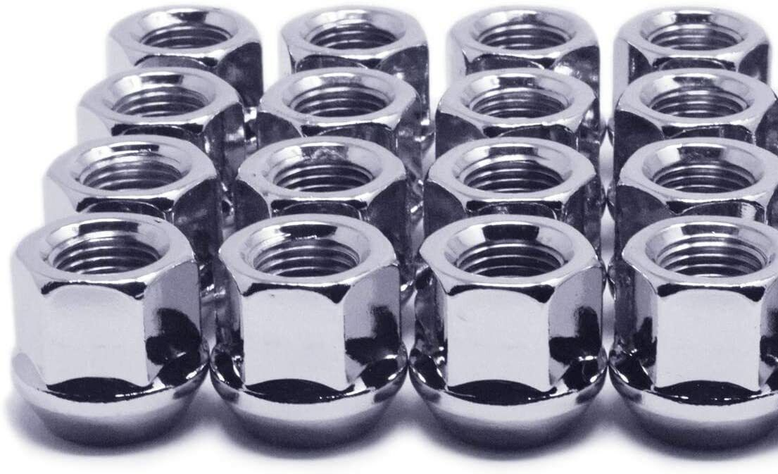 16x Open End Lug Nuts 12x1.25 Fits Most Nissan Infiniti Subaru Cars