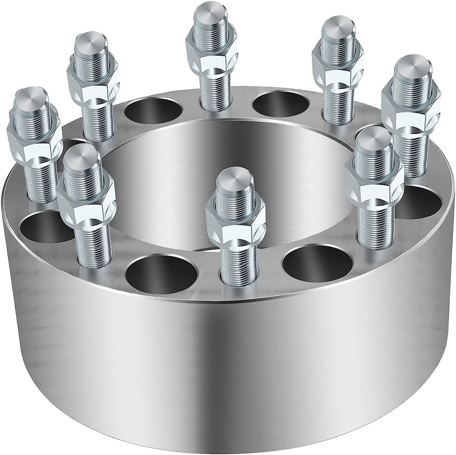 8x200 Wheel Spacers 3 Inch Fits 2005-2024 Ford F-350 Super Duty Dually 14x1.5 1x