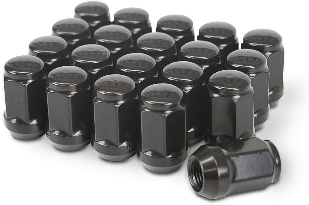 16x EZ-GO Golf Cart ClubCar Black Lug Nuts 1/2 –20 Closed End Fits Golf Carts