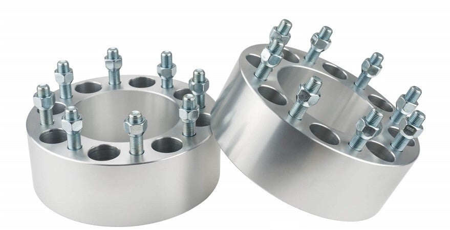 8x6.5 or 8X165.1 Wheel Spacers 2.5" Inch CHEVY GMC RAM 2500 3500 H2 14x1.5 2x