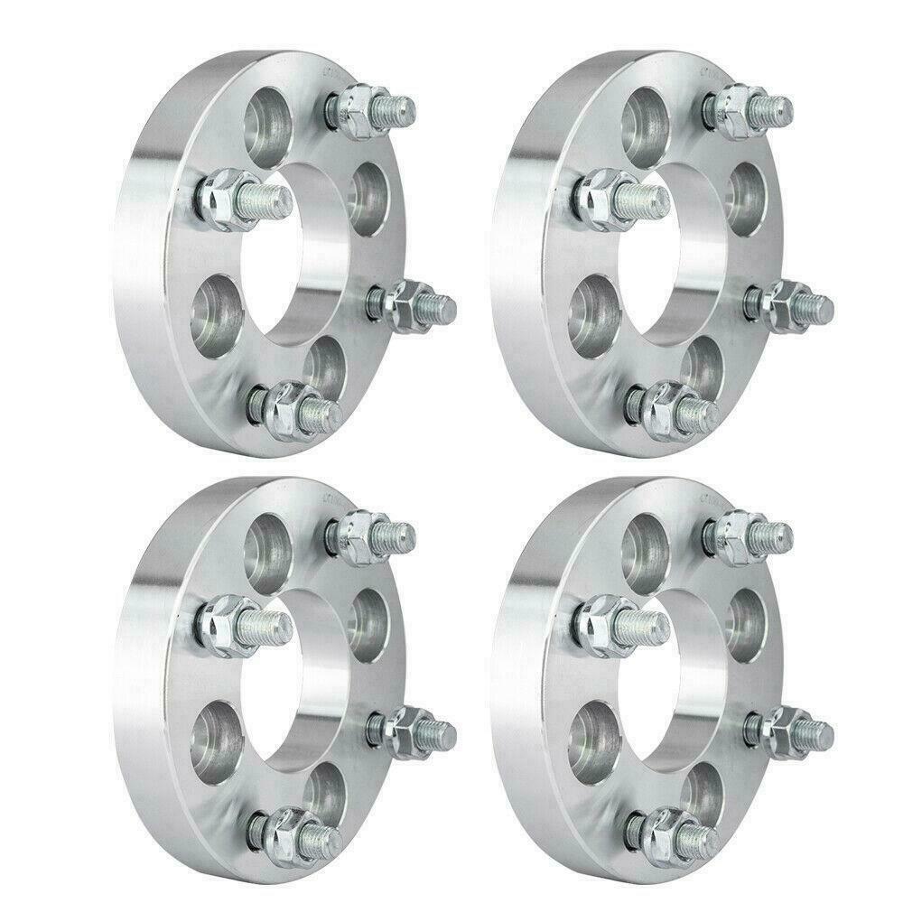 4x100 to 4x100 Wheel Spacers 1" Inch or 25mm 12x1.5 Fits Acura Honda Kia Mazda