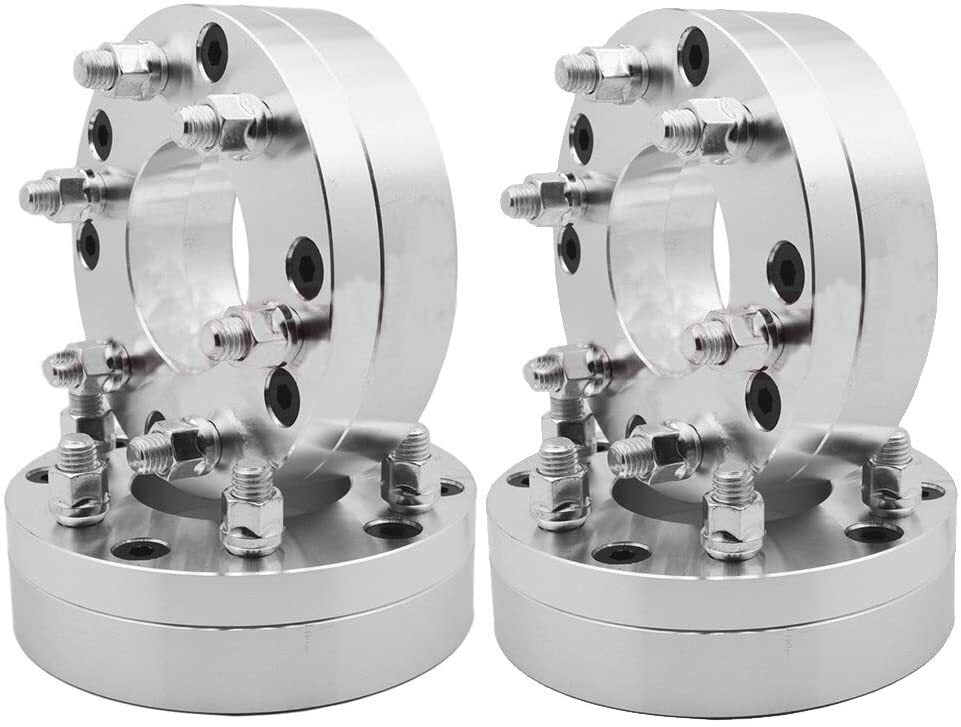 5x4.75 to 6x5.5 Wheel Adapters 2" Fit Chevy GMC Truck Rims On Chevy Cars 12x1.5