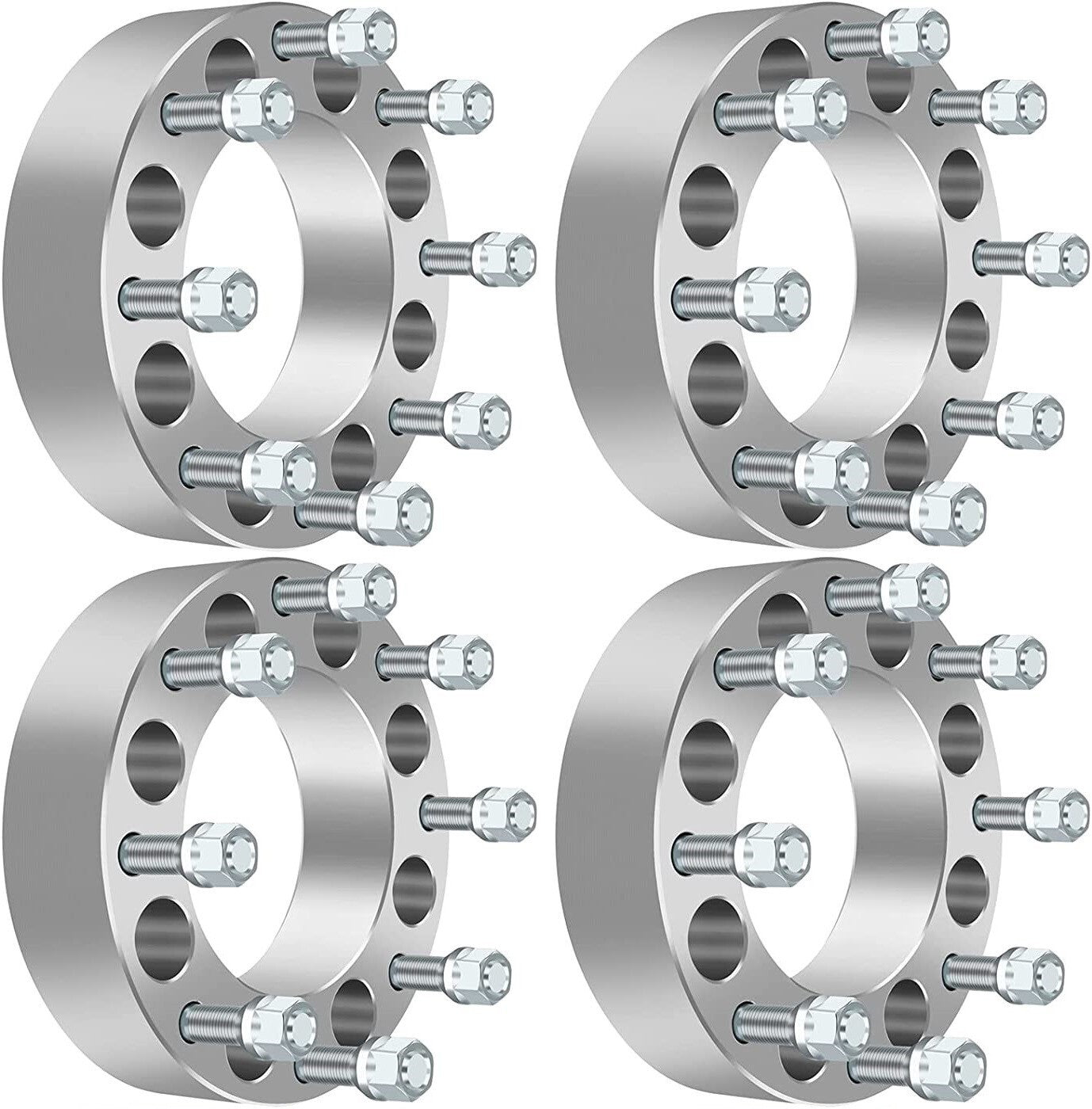 8x170 to 8x180 Wheel Adapters 1.5" inch GMC Chevy Rims On 99-02 F-250 F-350 14x2